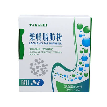 Takashi 乐畅脂肪粉 包装盒 600ml